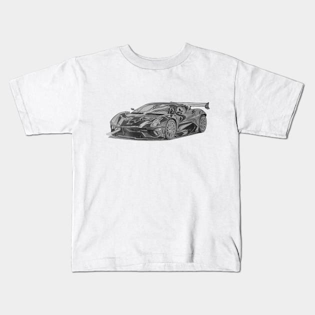 Car Kids T-Shirt by An.D.L.